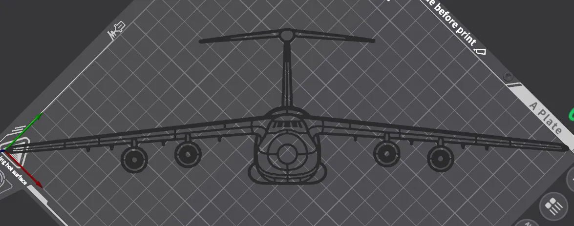 Mô hình trang trí tường máy bay Lockheed C-5 Galaxy 3D - Image 2