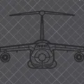 Mô hình trang trí tường máy bay Lockheed C-5 Galaxy 3D - Thumbnail 2