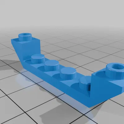 Gạch Lego tương thích 45° 1x6 Slope Inverted 1x4 Cutout 52501