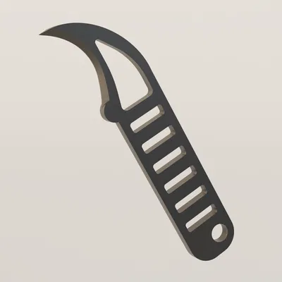 Dụng cụ mở hộp và cắt thư 3D nhỏ gọn, tiện lợi cho móc khóa