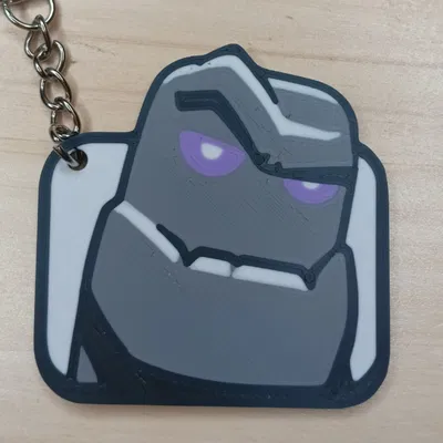 Móc khóa 3D Golem đá Clash Royale cực chất