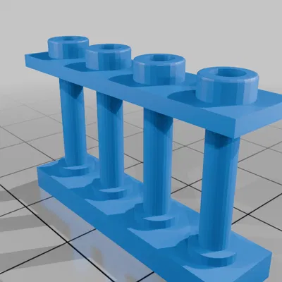 Mô hình Hàng rào LEGO 30055 1x1x2 tương thích