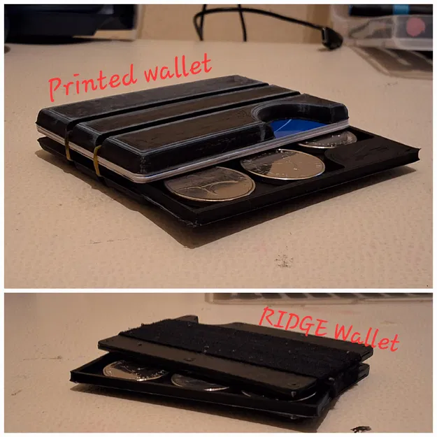 Khay đựng tiền xu cho ví Ridge (hoặc tương tự) - Bản gia cố - Image 1