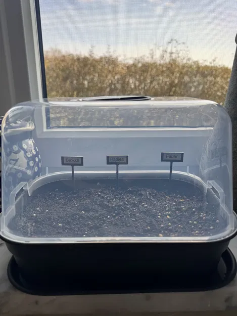 Giá cắm thẻ tên cho vườn thảo mộc, phù hợp đặt trên bệ cửa sổ - Image 1