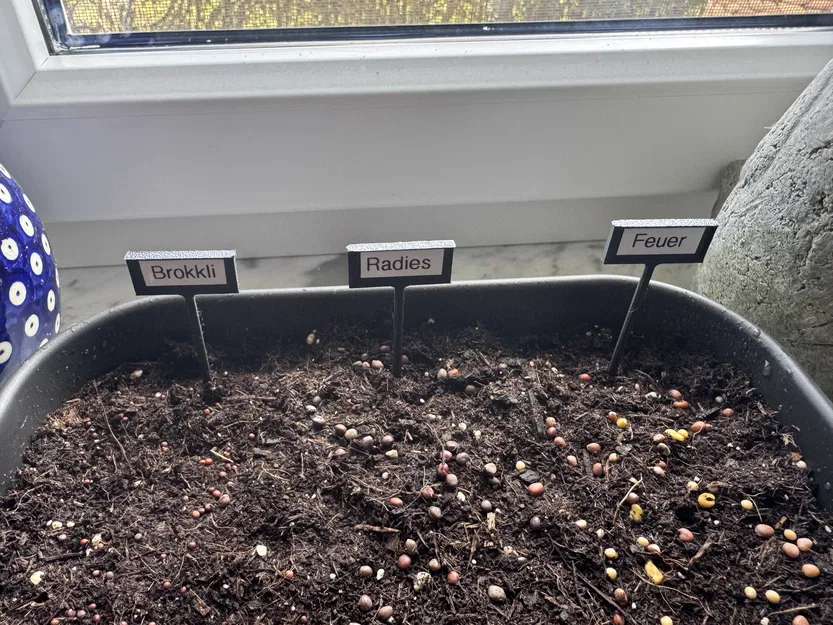 Giá cắm thẻ tên cho vườn thảo mộc, phù hợp đặt trên bệ cửa sổ - Image 2