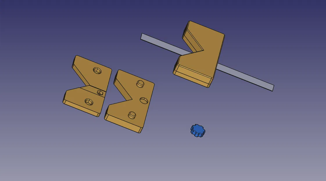 Cữ lấy dấu (Marking gauge) thiết kế parametric - Image 1