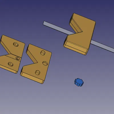 Cữ lấy dấu (Marking gauge) thiết kế parametric