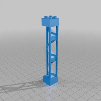 Cột hỗ trợ Lego Lattice mast 58827 tương thích