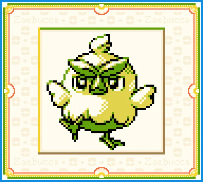 Mẫu in 3D móc khóa Pixel Browt (Pokemon Gen 10) độc đáo - Image 2