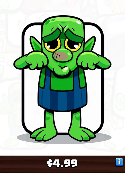 Mô hình Goblin MIMIMI (Clash Royale) in 3D dễ thương - Image 2