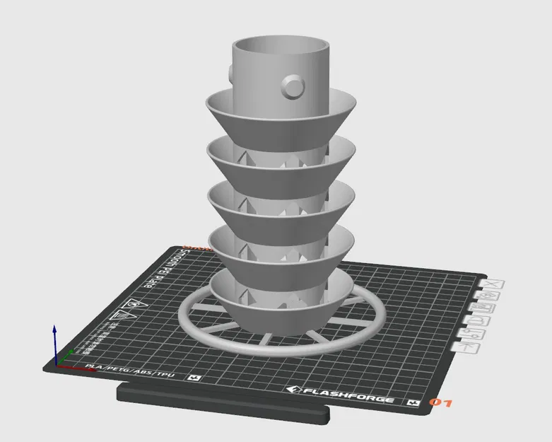 Máng ăn cho chim với vòng đậu phía dưới - Image 2