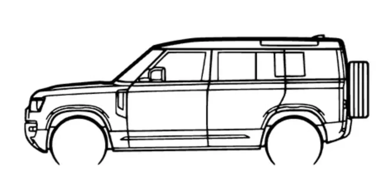 Mô hình trang trí tường xe Land Rover Defender 110 in 3D cực chất - Image 1