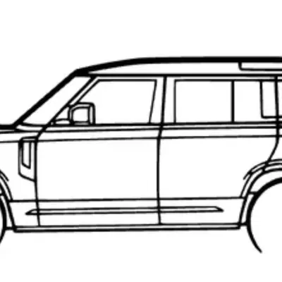 Mô hình trang trí tường xe Land Rover Defender 110 in 3D cực chất