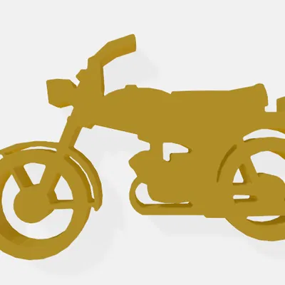 Móc khóa mô hình mô tô Karpaty in 3D độc đáo