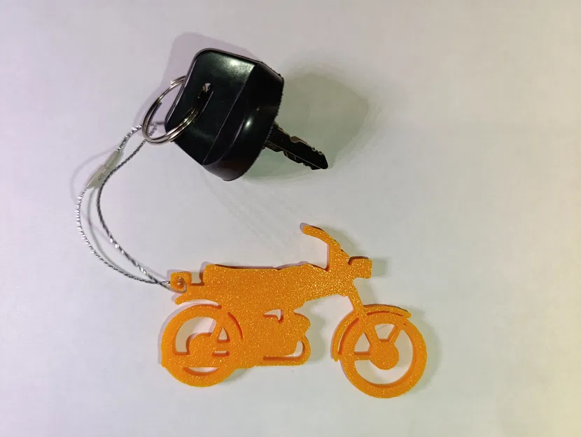 Móc khóa mô hình mô tô Karpaty in 3D độc đáo - Image 4