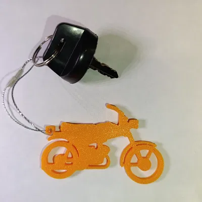 Móc khóa mô hình mô tô Karpaty in 3D độc đáo