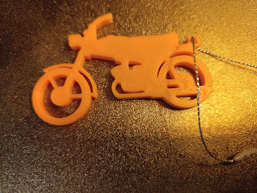 Móc khóa mô hình mô tô Karpaty in 3D độc đáo - Image 5