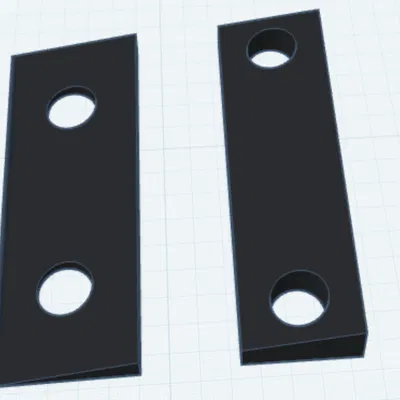 Miếng đệm điều chỉnh góc độ thanh ngang cho Cybertruck (Dành cho thanh crossbar zin của Tesla)