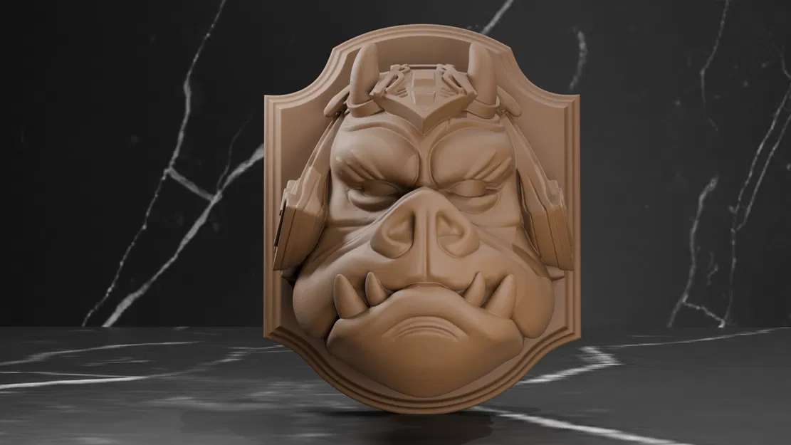 Mô hình Gamorrean Guard Wall Trophy - Trang trí tường Star Wars - Image 1