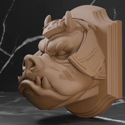 Mô hình Gamorrean Guard Wall Trophy - Trang trí tường Star Wars