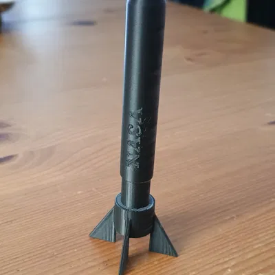 Mô hình tên lửa NASA trang trí bàn làm việc cực chất - Tải file STL