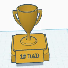 Cúp quà tặng cho Bố