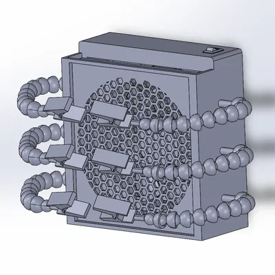 Trạm hàn chuyên dụng với 6 cánh tay trợ lực cho dân kỹ thuật