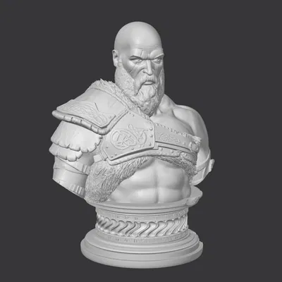 Mô hình Kratos Bust (God of War)