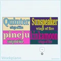 Bộ mô hình in 3D chữ chủ đề Wings of Fire (Quinter, Sunspeaker...) - Thumbnail 1