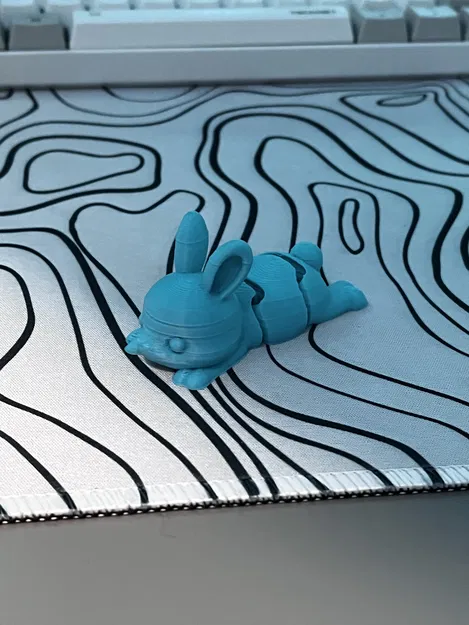 Mô hình chú thỏ khớp nối (Articulating Bunny) in 3D dễ thương - Image 3