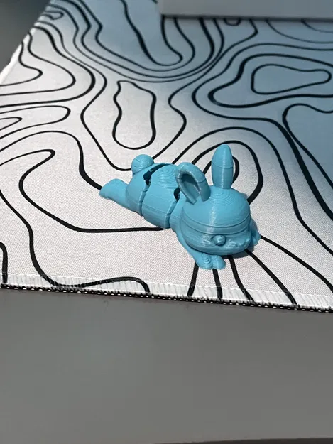 Mô hình chú thỏ khớp nối (Articulating Bunny) in 3D dễ thương - Image 4