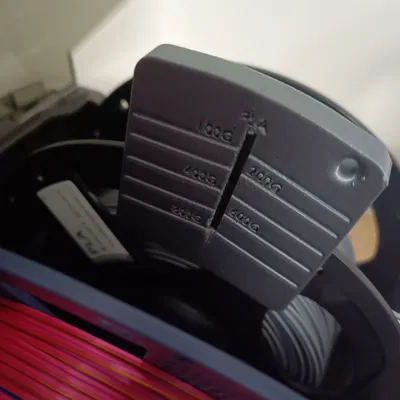 Thước đo định lượng cuộn nhựa 3D (jauge pour bobine PLA) tiện lợi