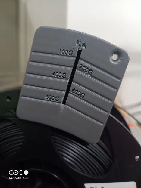 Thước đo định lượng cuộn nhựa 3D (jauge pour bobine PLA) tiện lợi - Image 3