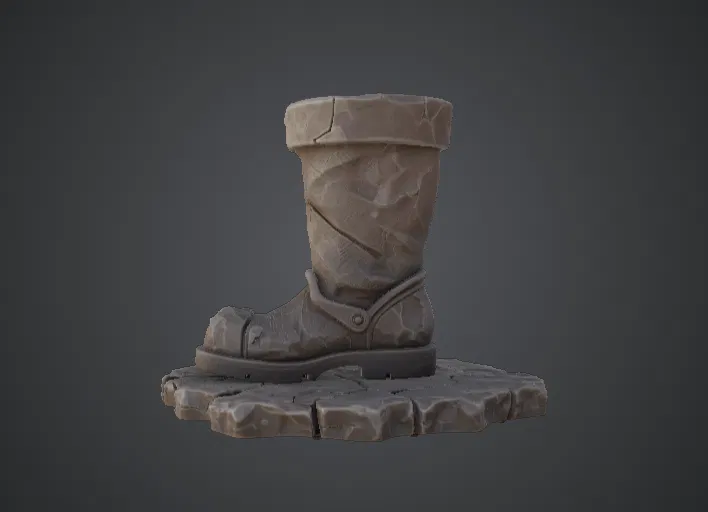 Chậu Cây Chiếc Ủng Phiêu Lưu Khổng Lồ – Bình Hoa Phong Cách Fantasy - Image 3