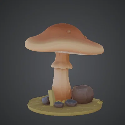 Fantasy Forest Mushroom – Mô hình Nấm Rừng trang trí sa bàn