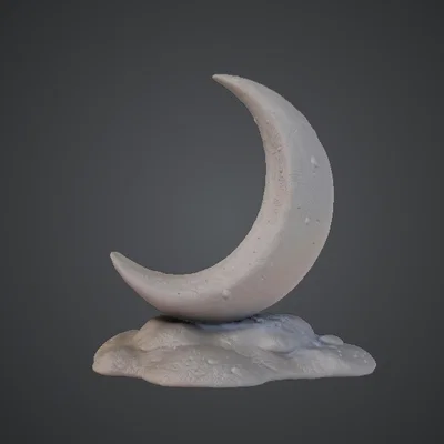 Tác phẩm điêu khắc Trăng Khuyết – Mô hình trưng bày mặt trăng huyền ảo
