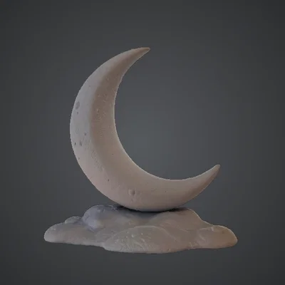 Tác phẩm điêu khắc Trăng Khuyết – Mô hình trưng bày mặt trăng huyền ảo
