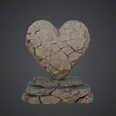 Tượng Trái Tim Đá Nứt – Di Vật Tình Yêu Huyền Bí