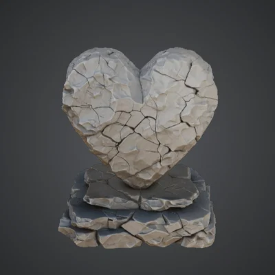 Tượng Trái Tim Đá Nứt – Di Vật Tình Yêu Huyền Bí