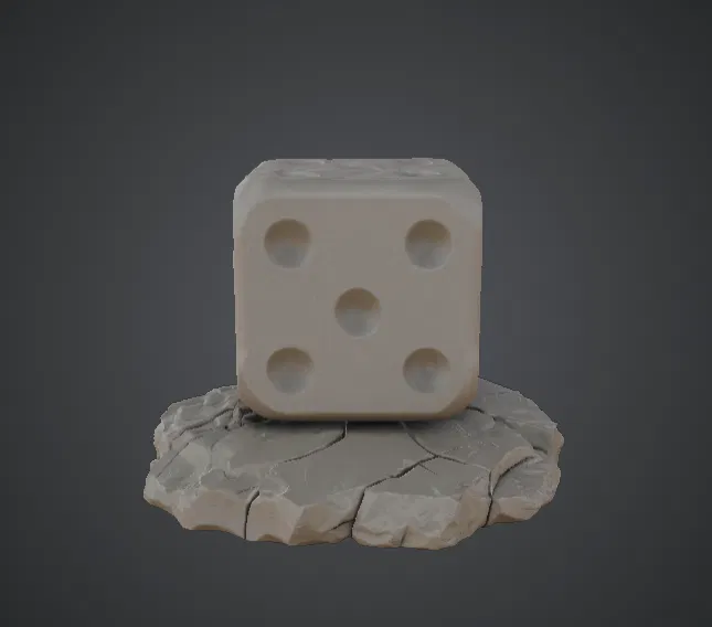 Giant Dice Monument – Tượng Xúc Xắc Fantasy Độc Đáo - Image 3