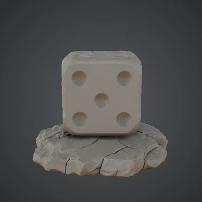 Giant Dice Monument – Tượng Xúc Xắc Fantasy Độc Đáo