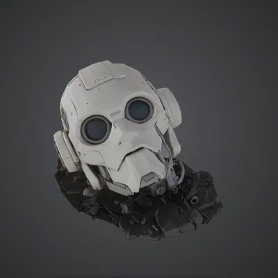 Đầu Robot Bại Trận – Di Vật Sci-Fi