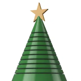 Mô hình cây thông Noel trang trí 3D dễ in cho mùa lễ hội