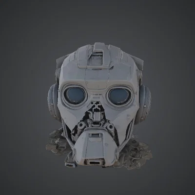 Mặt nạ Robot tương lai – Cổ vật mũ Droid Sci-Fi