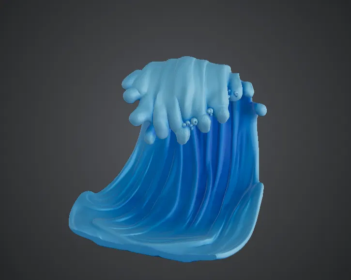 Tác phẩm điêu khắc Sóng Biển – Mô hình sóng nước sống động - Image 2