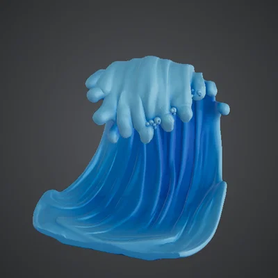 Tác phẩm điêu khắc Sóng Biển – Mô hình sóng nước sống động