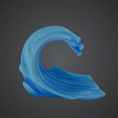 Tác phẩm điêu khắc Sóng Biển – Mô hình sóng nước sống động