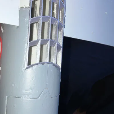 Miệng lấy gió phụ (cheater) lớn cho MB-339 50mm EDF