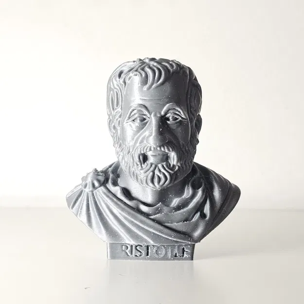 Tượng bán thân triết gia Aristotle - Mô hình 3D cổ điển độc đáo - Image 1