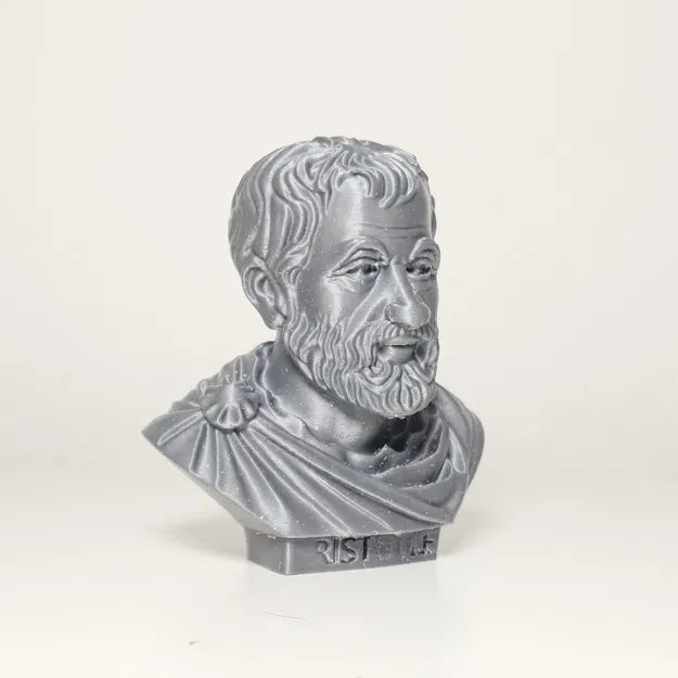 Tượng bán thân triết gia Aristotle - Mô hình 3D cổ điển độc đáo - Image 2